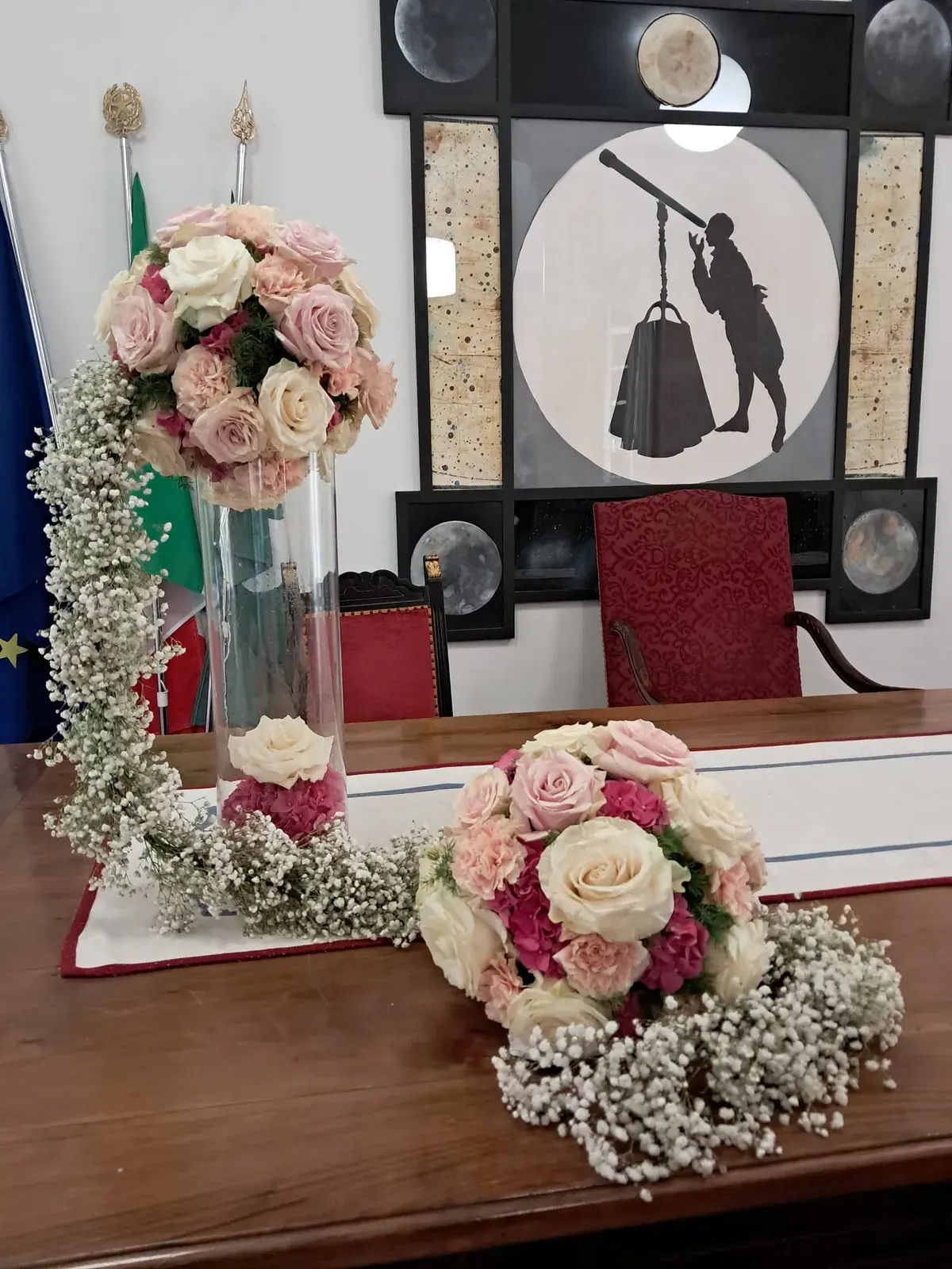 Decorazioni floreali per il ricevimento